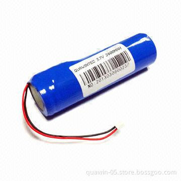 18650 battery pack/3.7V 3.4Ah Li-ion battery pack, 2A